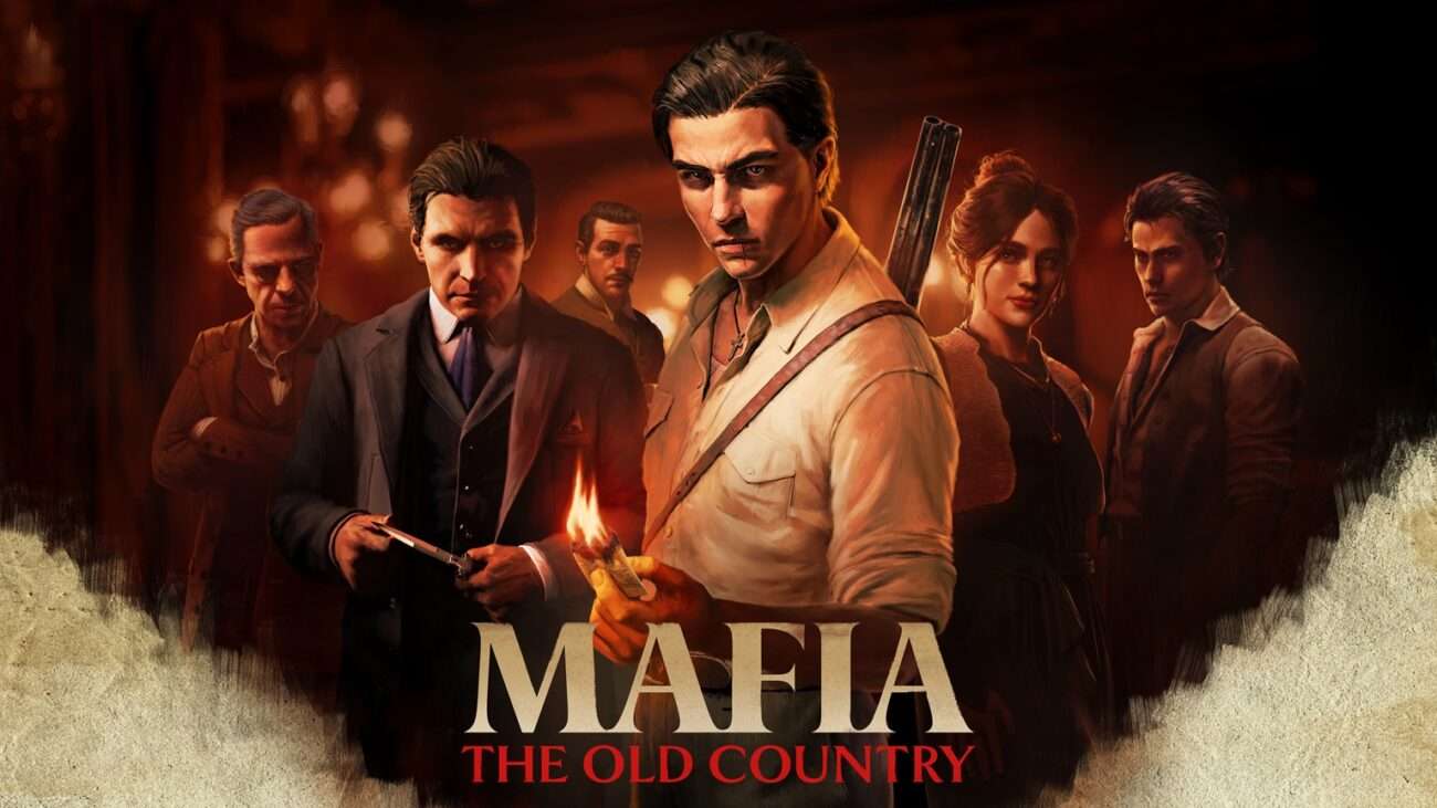 mafia poster with mobs in behind 4k