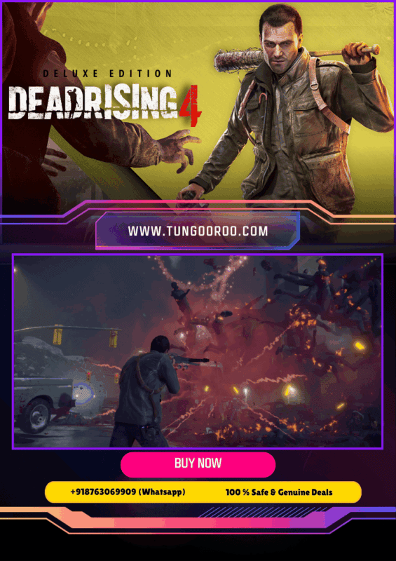 Frank West battles endless zombie hordes in a snow-covered Colorado shopping mall with insane combo weapons, EXO Suits, and 4-player co-op chaos in Dead Rising 4 Deluxe Edition 4k
