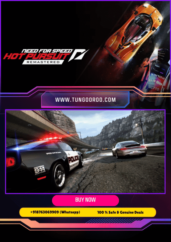 Epic high-speed police chase through desert highways in Need for Speed: Hot Pursuit Remastered 4K