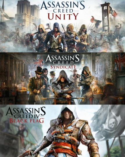 [GIFT KEY] Assassin's Creed Triple Pack-Black Flag, Unity, Syndicate