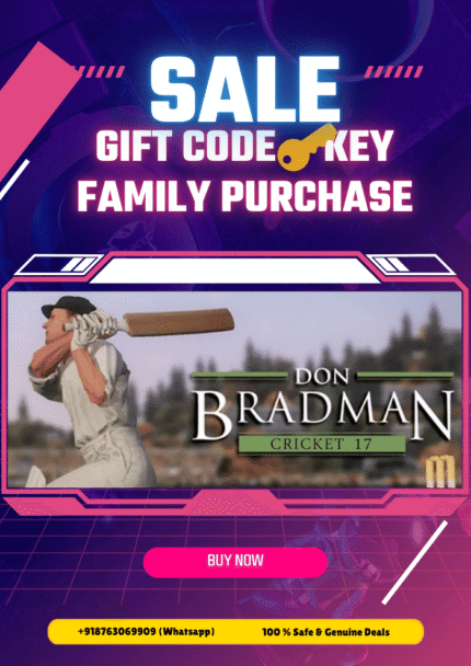 [GIFT KEY] Don Bradman Cricket 17