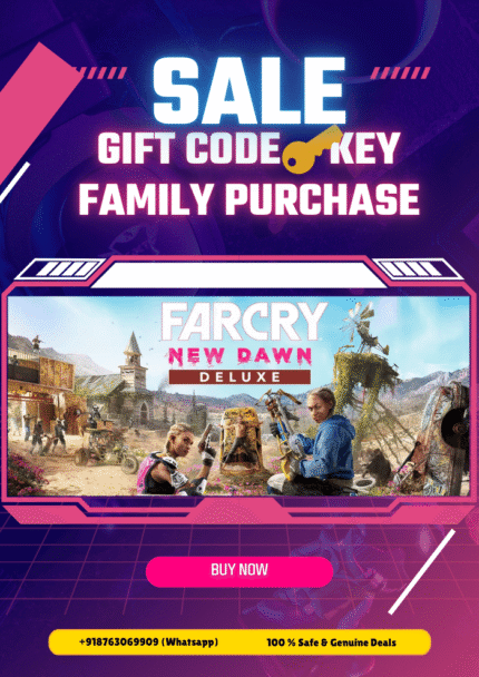 Epic post-apocalyptic action scene from Far Cry New Dawn Deluxe, featuring vibrant landscapes, intense combat, and stunning visuals—perfect for gaming enthusiasts | 4k wallpaper