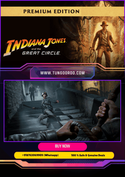 Epic Indiana Jones adventure in 4K: Whip-cracking hero explores ancient ruins, solves puzzles, and battles Nazis in stunning open-world action – Indiana Jones and the Great Circle 4K