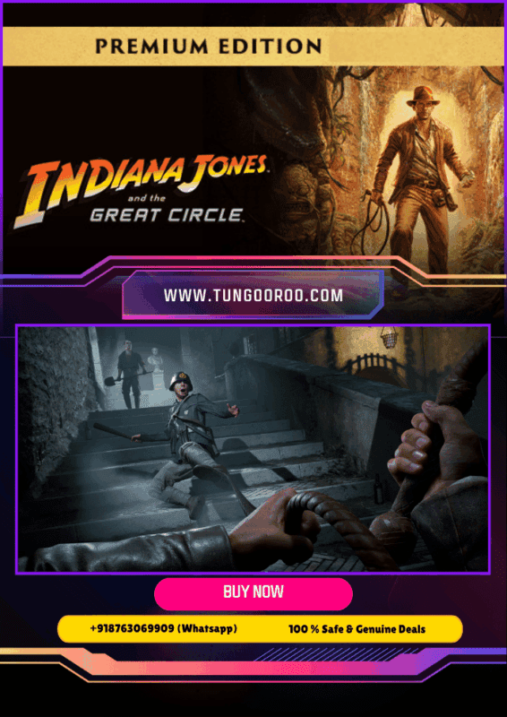 Epic Indiana Jones adventure in 4K: Whip-cracking hero explores ancient ruins, solves puzzles, and battles Nazis in stunning open-world action – Indiana Jones and the Great Circle 4K