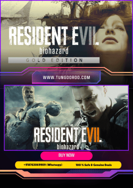 Resident Evil 7 Biohazard Gold Edition screenshot featuring eerie haunted house, survival horror atmosphere, and terrifying enemy encounter 4k