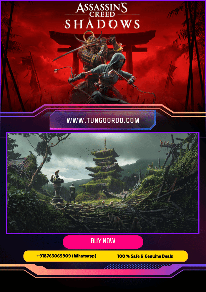 acshadows Stunning dark fantasy world of AC Shadows featuring stealth assassinations, samurai duels, and breathtaking landscapes in 4K