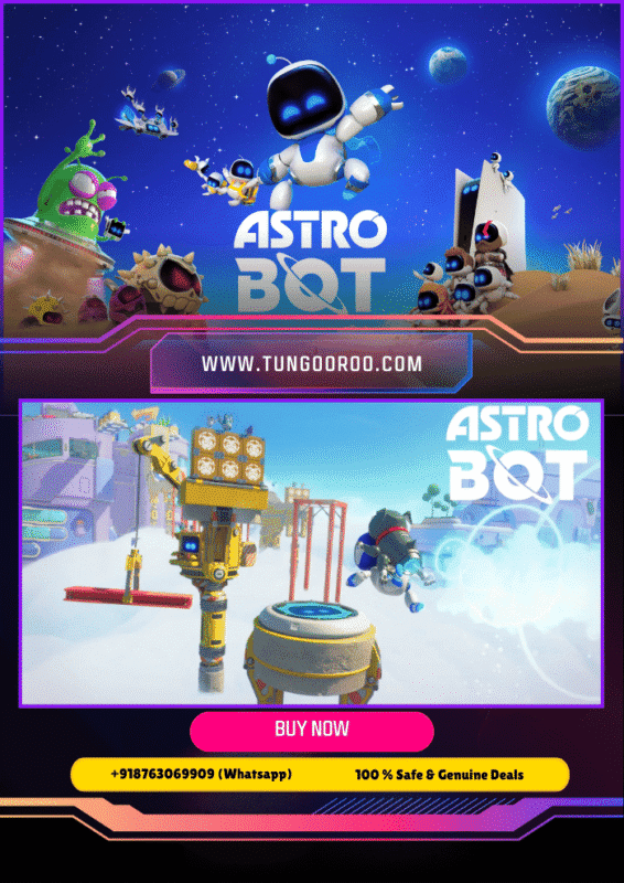 Astro Bot PS5 gameplay showcasing adorable robot hero exploring vibrant 3D worlds with stunning next-gen graphics – 4K