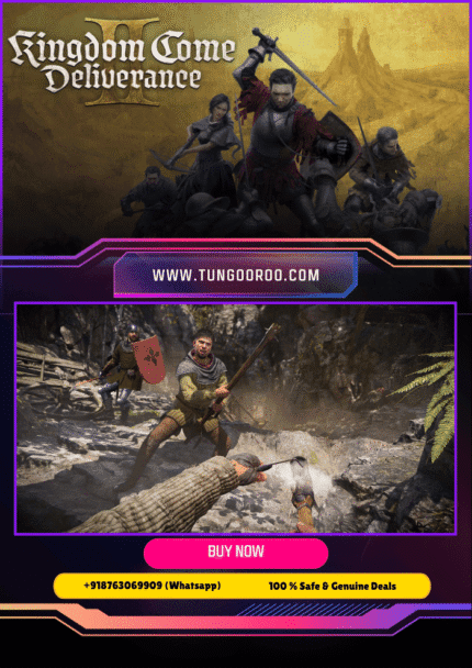 Kingdom Come: Deliverance 2 epic medieval open-world RPG gameplay, knights in battle showcasing cinematic 4K visuals