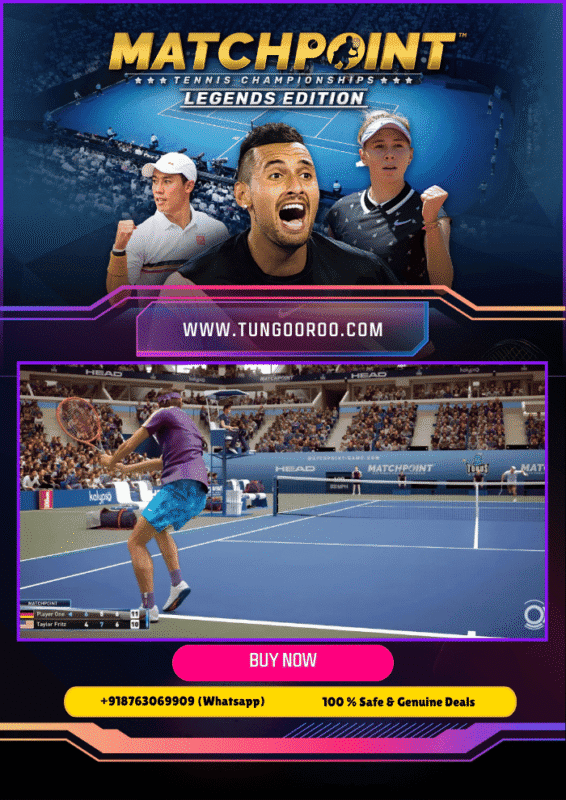 Matchpoint - Tennis Championships | Legends Edition gameplay with professional tennis stars, realistic courts, and intense rallies in ultra-detailed graphics 4K