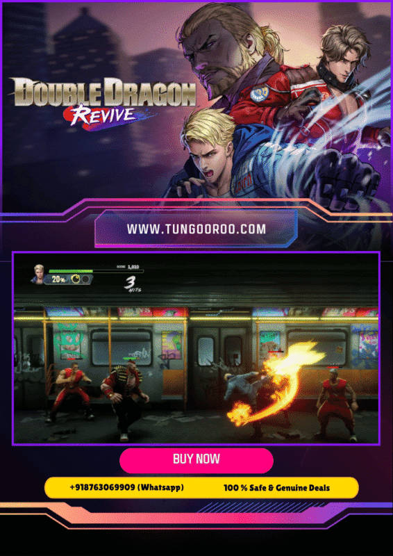 Billy and Jimmy Lee unleash high-octane martial arts action in neon-lit streets with stunning visuals – Double Dragon Revive gameplay in 4K