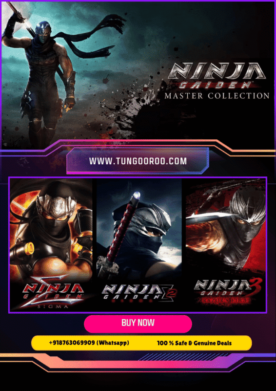 Ryu Hayabusa battling fierce enemies in NINJA GAIDEN: Master Collection 4k