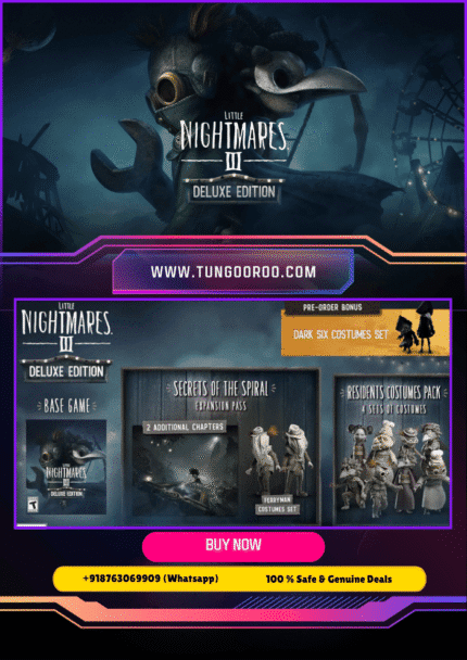 Little Nightmares III Deluxe Edition gameplay with chilling 4K visuals and haunting environments