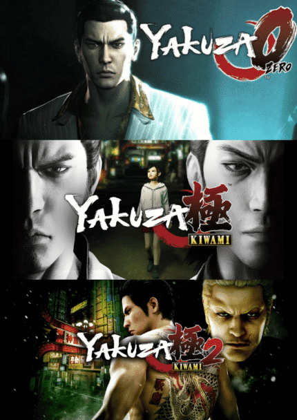 Epic 4K visuals of the Yakuza Collection (0,1,2) showcasing intense brawls, neon-lit streets of Kamurocho, and emotional storytelling in stunning 4k