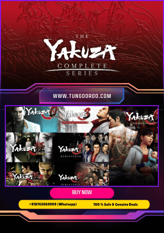 Yakuza Complete Series – immersive Japanese action-adventure saga featuring Kiryu Kazuma and thrilling crime drama gameplay in 4K