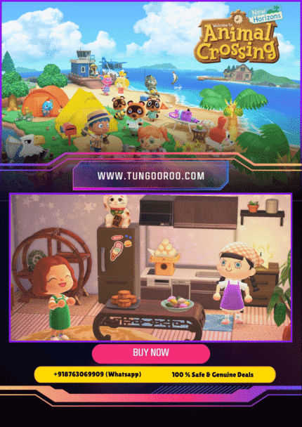 Animal Crossing: New Horizons cozy island life with villagers, customization, and nature exploration 4k