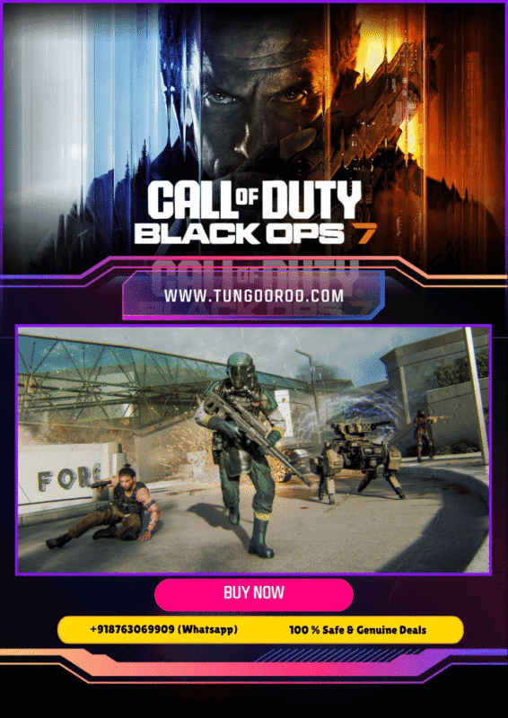 Call of Duty Black Ops 7 Cross-Gen Bundle gameplay showcasing futuristic combat environments and intense multiplayer action 4k