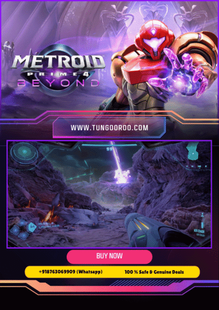 Metroid Prime 4: Beyond Nintendo Switch 2 Edition gameplay showing Samus Aran exploring alien planet Viewros with stunning 4K resolution, HDR effects, and smooth 120 fps