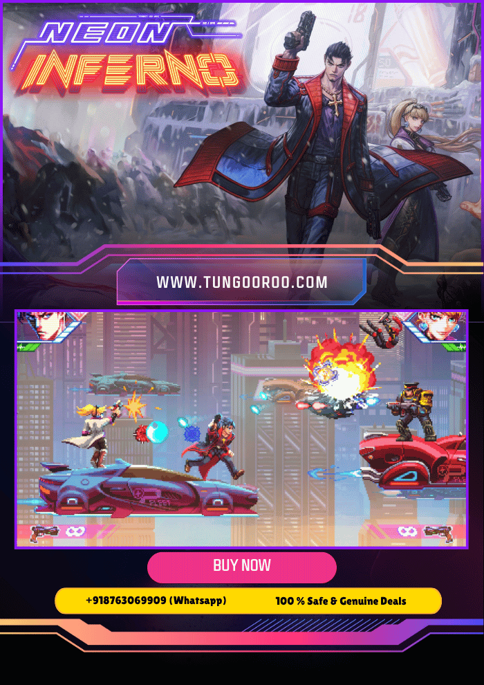 NEON INFERNO A cybernetic warrior engulfed in neon flames battling shadow mechs in a burning futuristic city – Unreal Engine detail level 4k