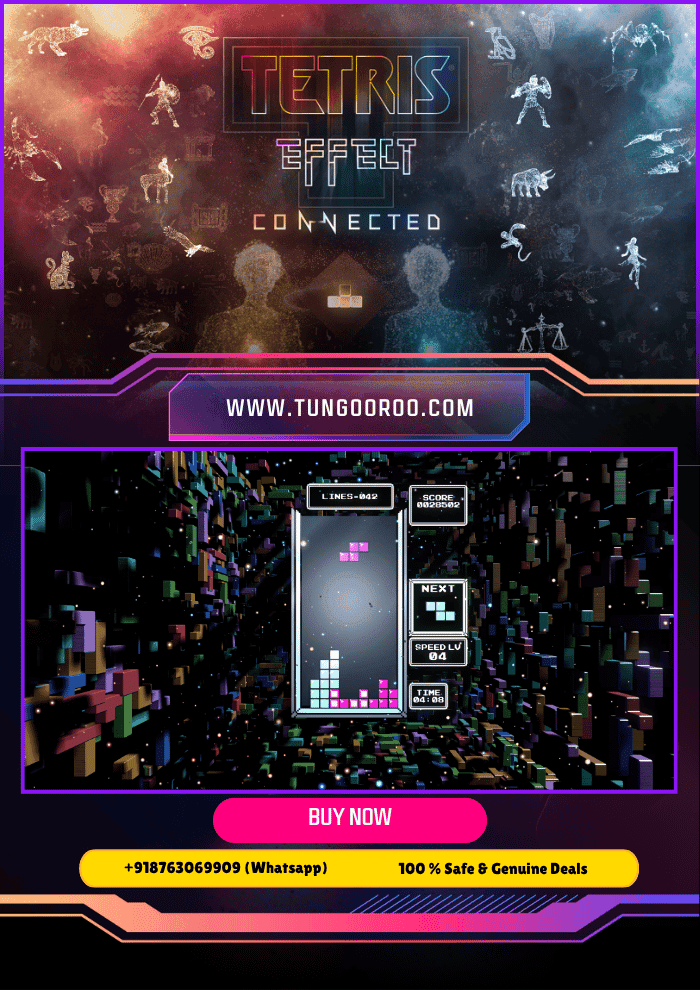 Tetris® Effect Connected Immersive Tetris Effect: Connected gameplay with vibrant visuals, dynamic music, and multiplayer action in 4K