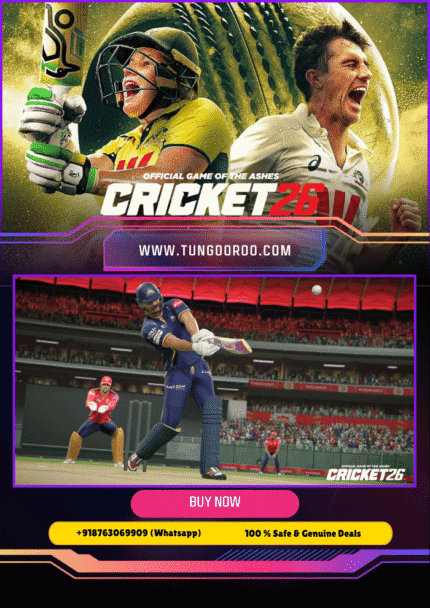 Cricket 26 gameplay showcasing ultra-realistic stadiums, lifelike players, dynamic lighting, and cinematic replays in stunning 4K graphics – cricket simulation game 4k