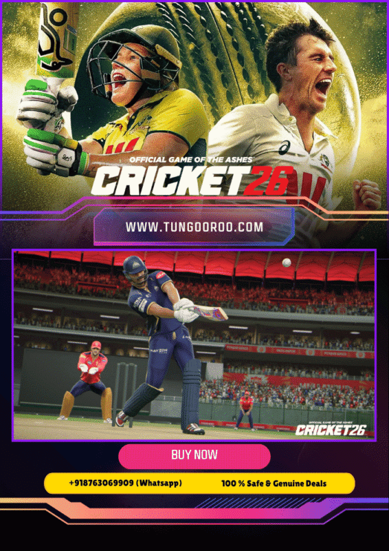 Cricket 26 gameplay showcasing ultra-realistic stadiums, lifelike players, dynamic lighting, and cinematic replays in stunning 4K graphics – cricket simulation game 4k