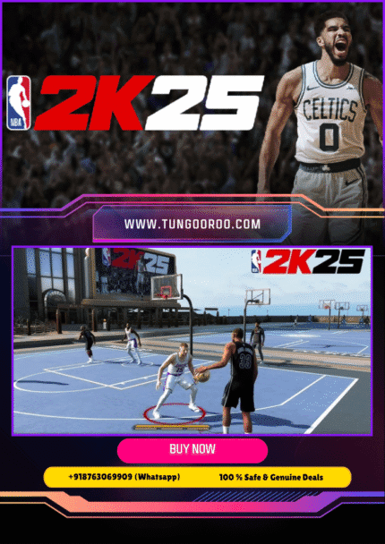 NBA 2K25 intense on-court action with dynamic dribbling and futuristic Gravity Ball mode 4k
