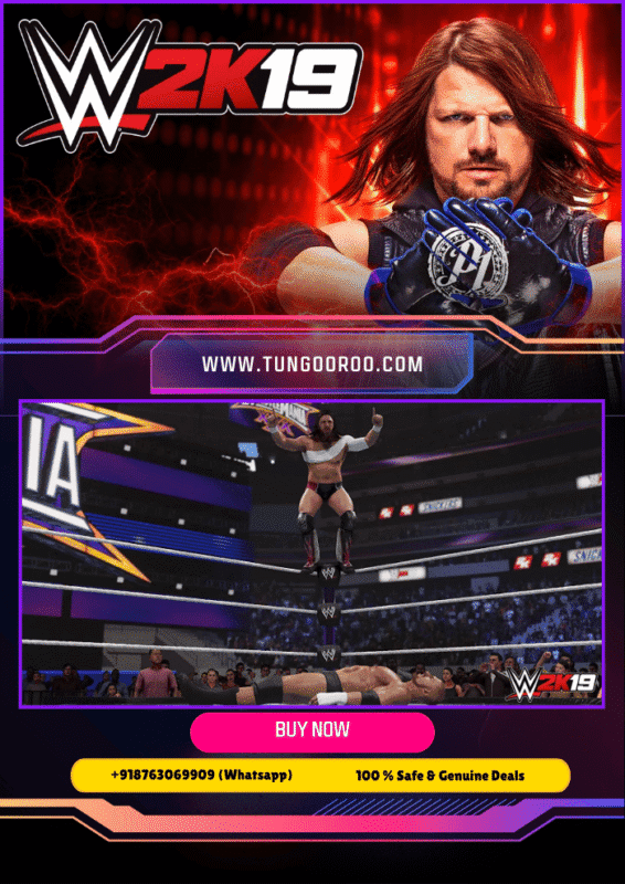 WWE 2K19 cover art featuring iconic wrestlers in dynamic poses, highlighting action-packed wrestling gameplay and next-gen graphics, perfect for Xbox One, PlayStation 4, and PC gaming fans 4k