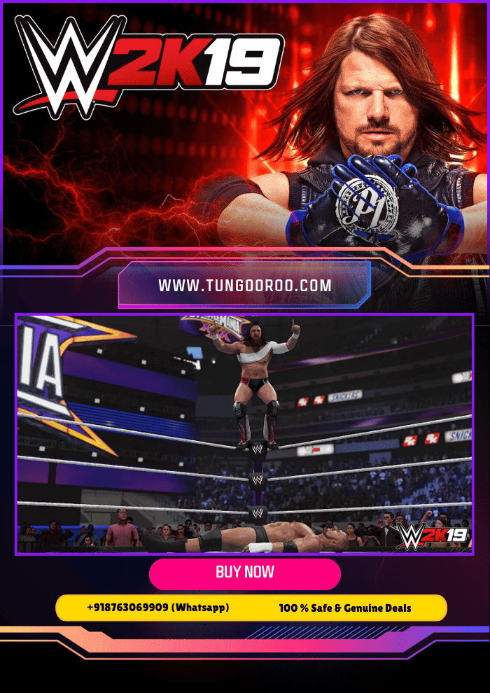 wwe2k19 steampc WWE 2K19 cover art featuring iconic wrestlers in dynamic poses, highlighting action-packed wrestling gameplay and next-gen graphics, perfect for Xbox One, PlayStation 4, and PC gaming fans 4k