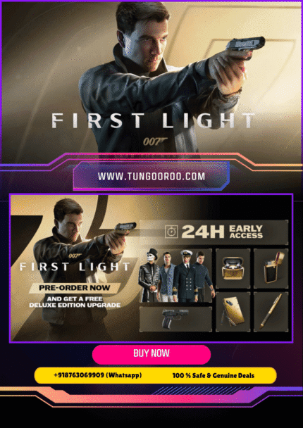 James Bond in intense combat and espionage action in 007 First Light 4K