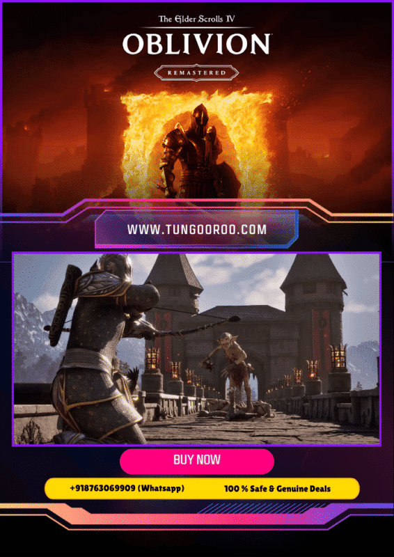 Epic fantasy world of The Elder Scrolls IV Oblivion Remastered showcasing breathtaking Cyrodiil landscapes and next-gen battle visuals 4K