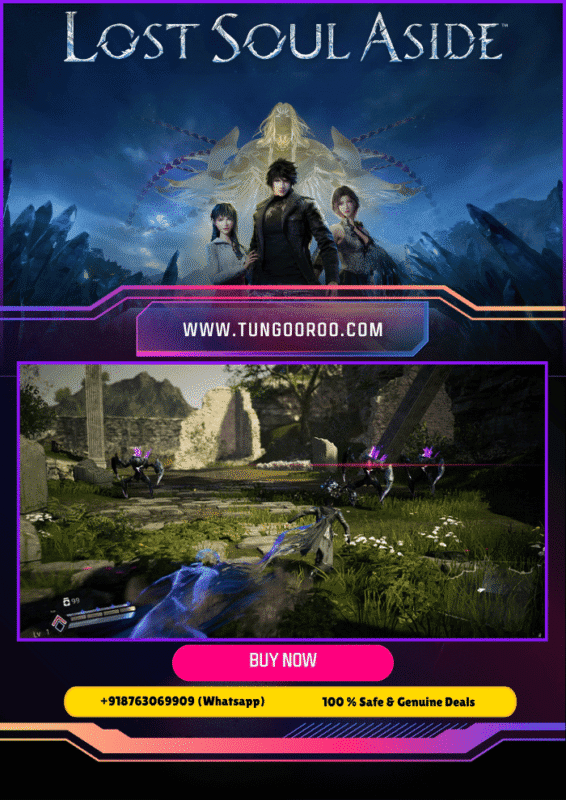 Epic action RPG Lost Soul Aside featuring Kaser's stylish sword combos, massive bosses, and stunning 4K worlds in breathtaking combat sequences 4K