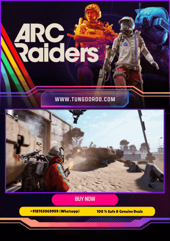 Epic ARC Raiders 4K gameplay screenshot: Diverse Raiders team battling grotesque Arclight mutants in a dystopian underground world, intense co-op extraction shooter action with robots and weapons, hyper-realistic graphics, thrilling PvPvE battles – ARC Raiders 4K