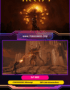Epic SAROS gameplay screenshot: heroic warrior wielding glowing energy blade in dark cosmic ruins, battling shadowy cosmic horrors under neon-lit alien skies, intense souls-like action in 4K.