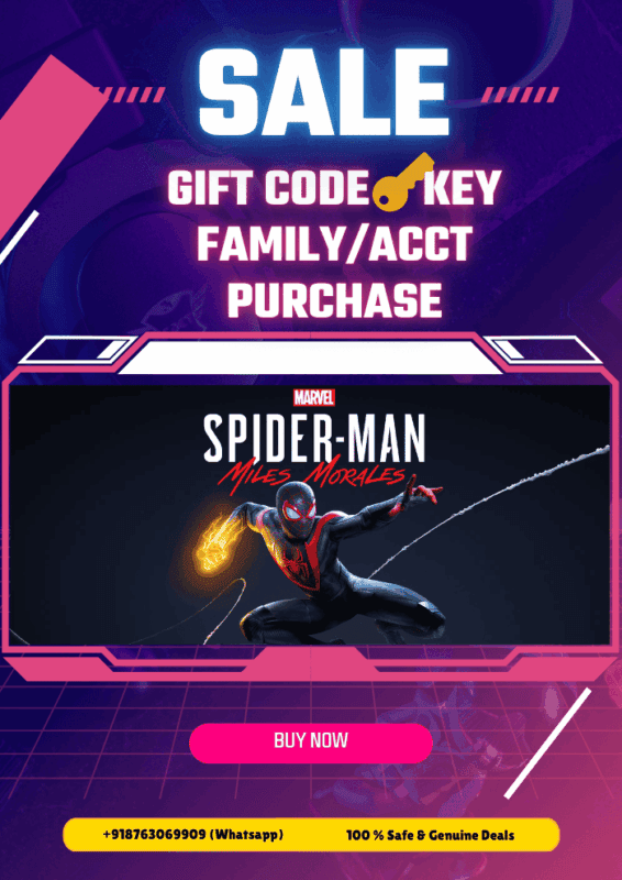 Marvel's Spider-Man: Miles Morales gift key
