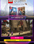 LEGO Harry Potter Collection key art showing Harry, Hermione, and Ron exploring Hogwarts in a charming brick-built Wizarding World adventure with spells, puzzles, duels, and magical creatures 4k