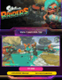 Splatoon Raiders key art featuring the Mechanic alongside Deep Cut on the mysterious Spirhalite Islands, using ink weapons and mechanical gadgets against Salmonid enemies in Nintendo’s colourful action RPG adventure 4k