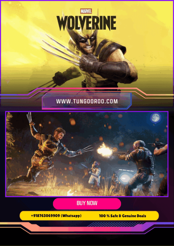 Logan slashes through enemies in Marvel's Wolverine PS5 key art—brutal action-adventure with cinematic boss fights, rage-fueled combat, and gritty storytelling. 4k